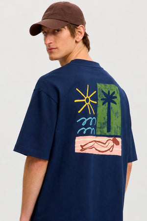 Selected Relax Norman License SS Tee Ocean Cavern