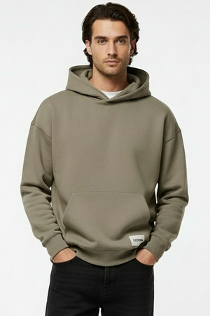 Only & Sons Goyle Boxy Hoodie Walnut