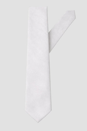 Jack & Jones Solid Structured Tie White