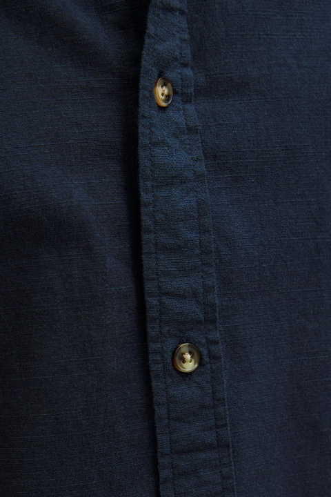 Jack & Jones Summer Linen Shirt LS Navy Blazer