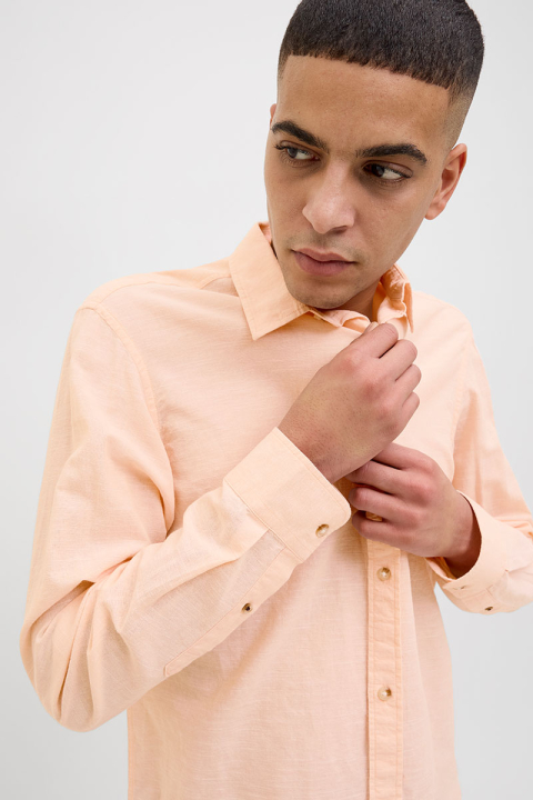 Jack & Jones Summer Shirt LS Peach Parfait