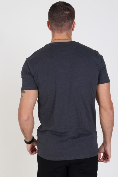 Solid Rock Basic Tee Dark Grey Melange