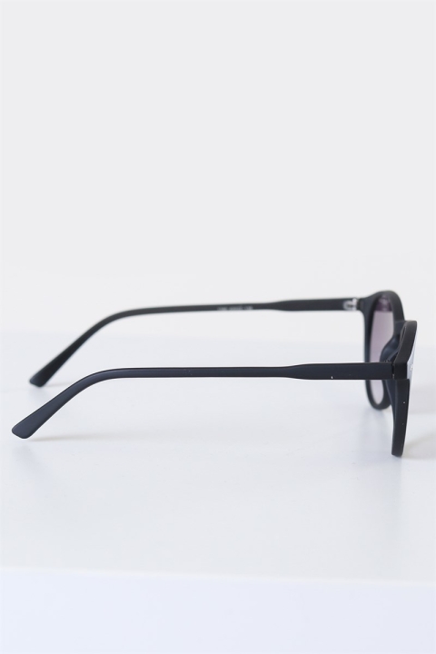 Fashion 1380 Panto Black Rubber okulary słoneczne Grey Gradient