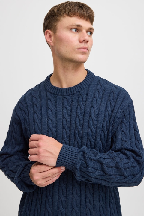 Solid Malcolm Knit Insignia Blue