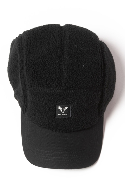 Fat Moose Pile cap Black