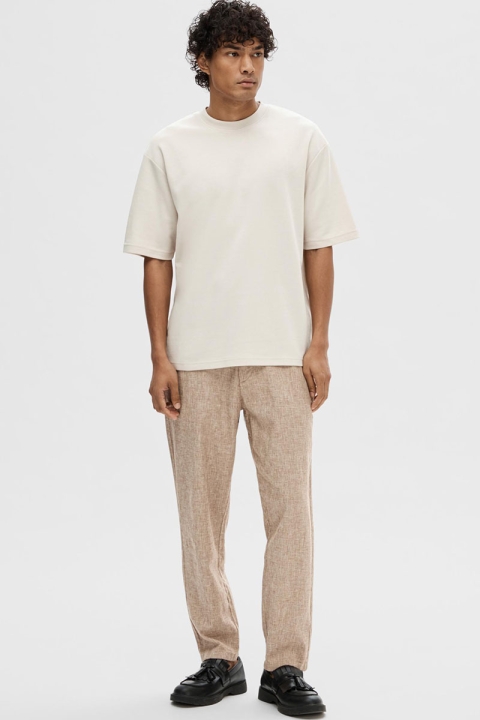 Selected Brody Linen Pants Toffee