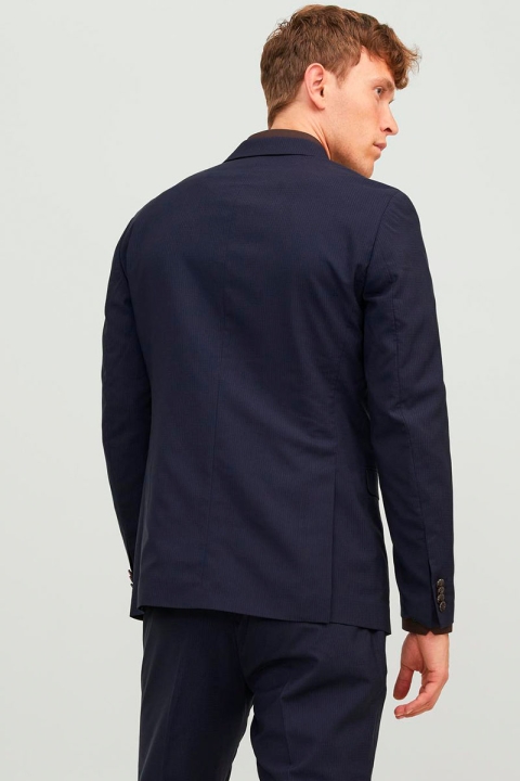 Jack & Jones Franco Check Suit Perfect Navy