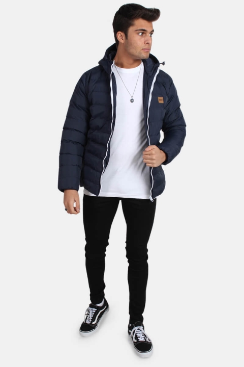 Urban Classics Kurtki Navy/White/Navy