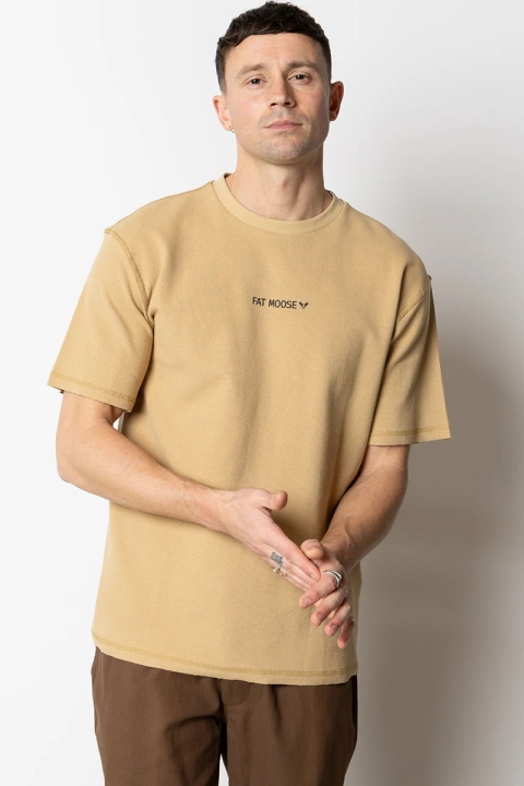 Fat Moose Christopher Structured Tee Khaki