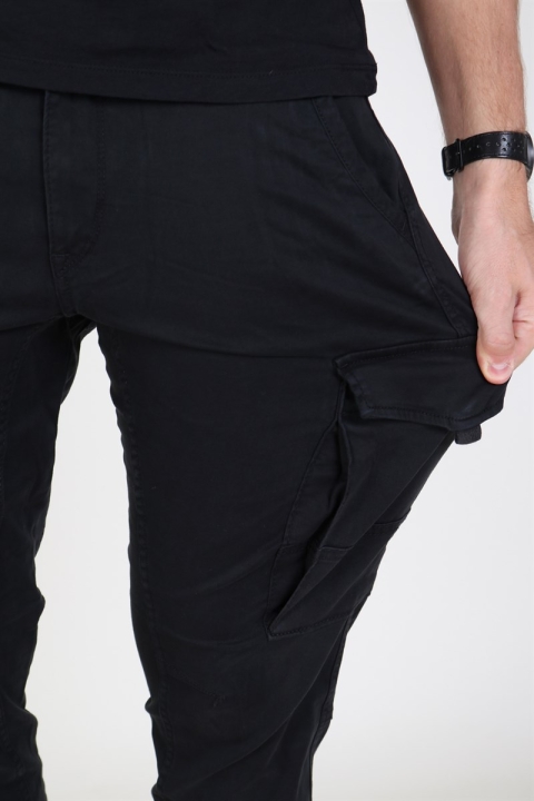 Jack & Jones Paul Flake Cargo Pants Black