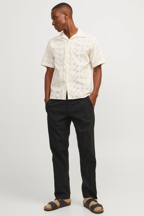 Jack & Jones Kane Summer Linen Jogger Pants Black