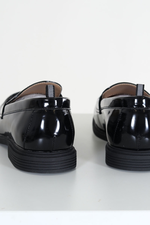 Basic Brand Black Polido Loafer Black