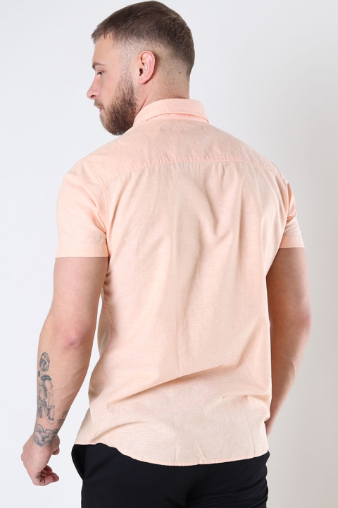 Jack & Jones Summer Linen Shirt SS Pumpkin