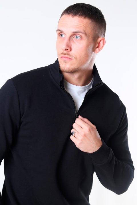 ONLY & SONS Ceres Half Zip Sweat Black