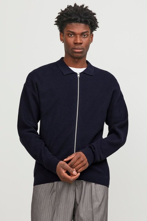 Jack & Jones Spring Perfect Knit Cardigan Night Sky