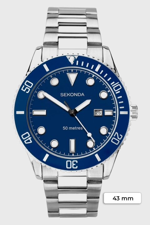 Sekonda 1789 Stainless Steel Bracelet Zegarki