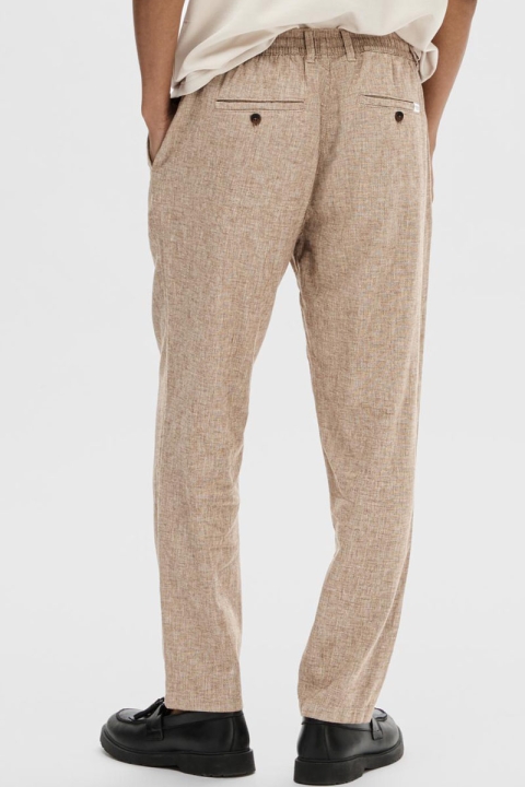 Selected Brody Linen Pants Toffee