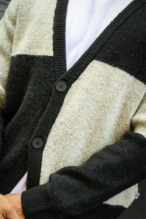 Solid Manning Cardigan True Black