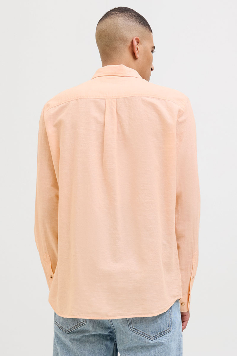 Jack & Jones Summer Shirt LS Peach Parfait