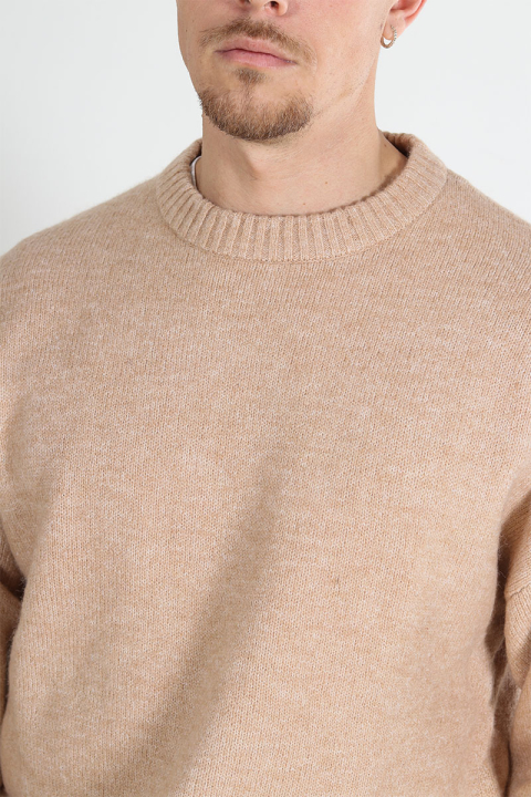 Jack & Jones Ollie Knit Crew Neck Humus