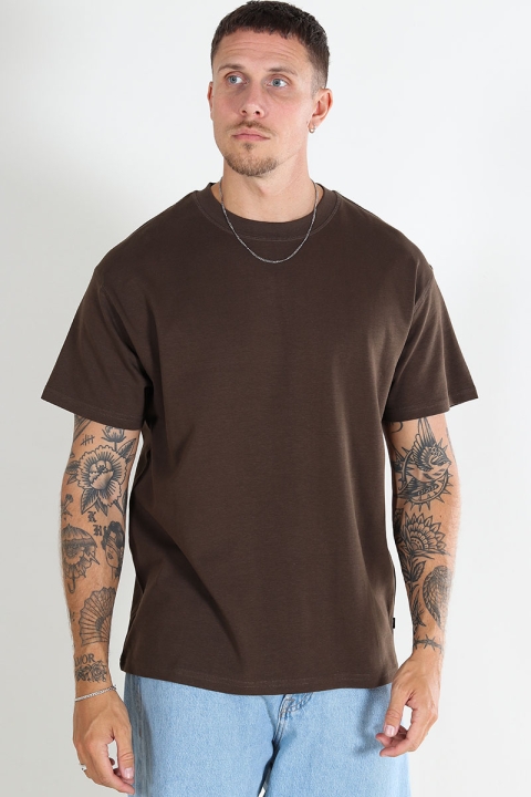 Solid Danton Box Fit Tee Slate Black