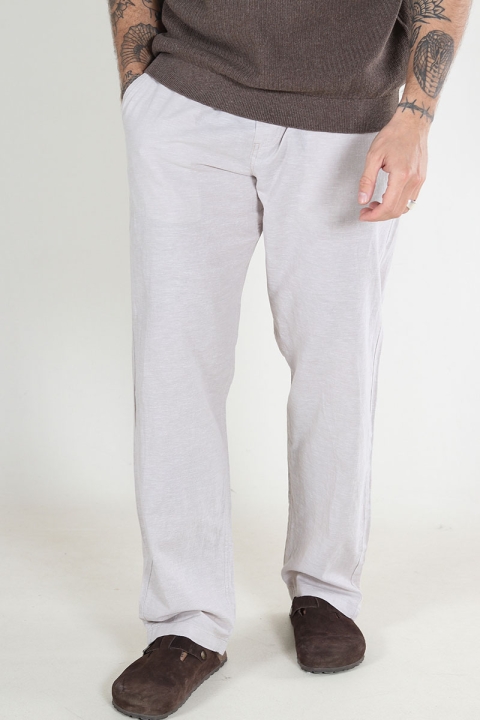 Jack & Jones Kane Summer Linen Jogger Pants Crockery Melange