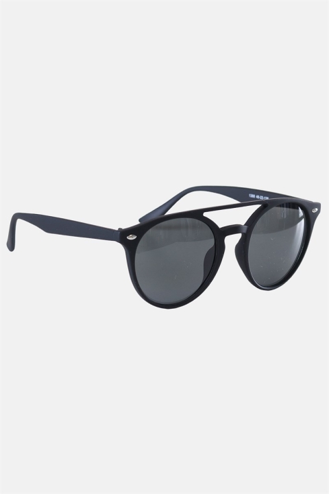 Fashion 1388 Mat Black okulary słoneczne Grey Linse