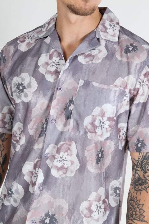 ONLY & SONS Noy Regular Resort AOP SS Shirt Moonstruck