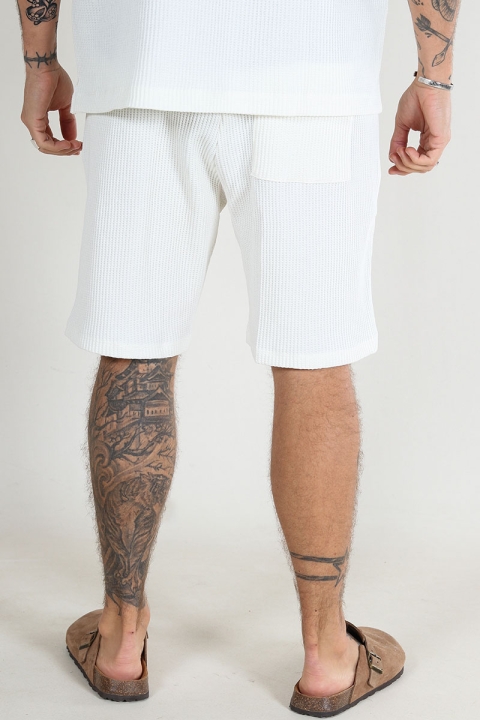 Selected Loose Casper Shorts Egret