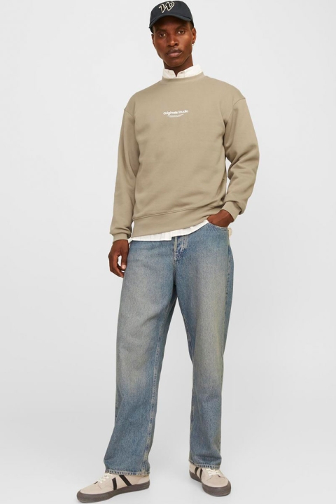 Jack & Jones Vesterbro Sweat Crew Neck Silver Sage