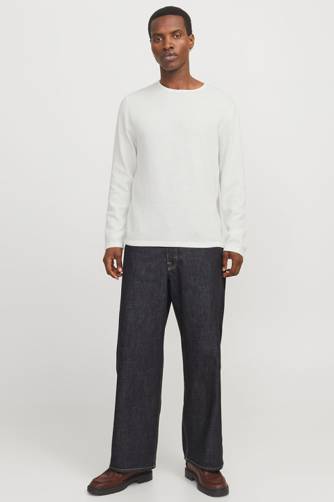 Jack & Jones George Knit Crew Neck Cloud Dancer