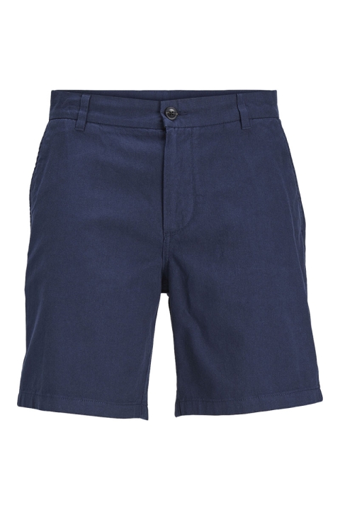 Jack & Jones Kane Summer Linen Jogger Shorts Navy Blazer