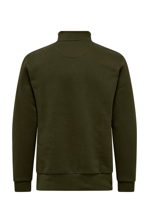 ONLY & SONS Ceres Half Zip Sweat Rosin