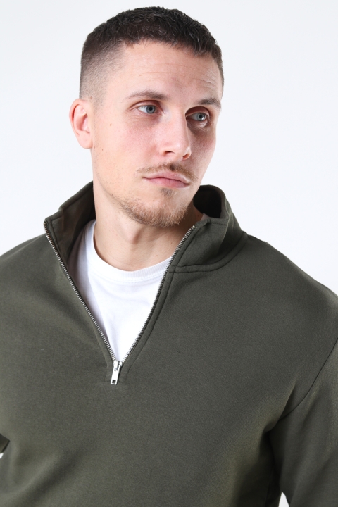 ONLY & SONS Ceres Half Zip Sweat Rosin