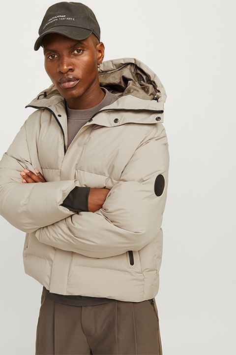 Jack & Jones Alpha Puffer Jacket Crockery