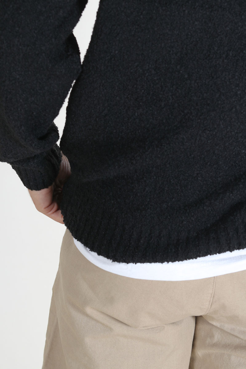 ONLY & SONS Rory Boucle Crew Knit Black