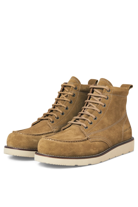 Jack & Jones Toronto Leather Boots Mustard Gold