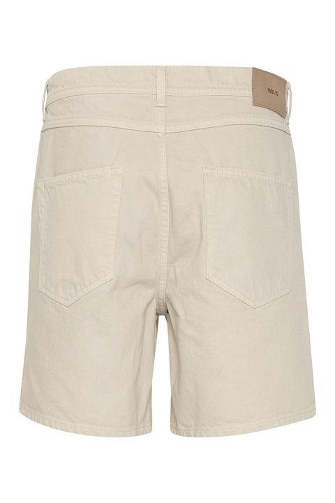 Solid Ryan Denim Shorts Oatmeal