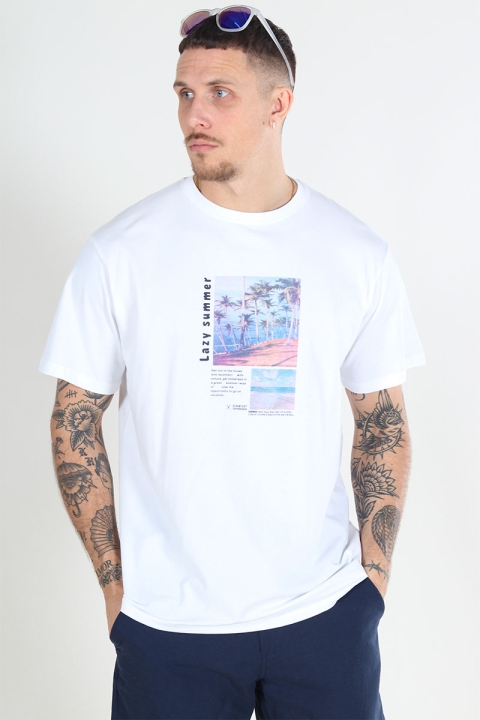 Clean Cut Copenhagen Keaton Organic Tee White