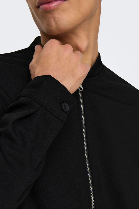 ONLY & SONS Mark Bomber Jacket Black