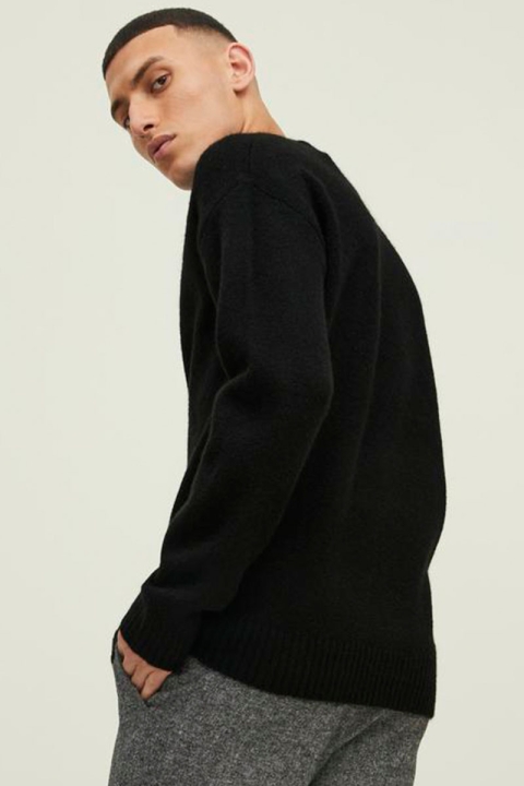 Jack & Jones Ollie Knit Crew Neck Black