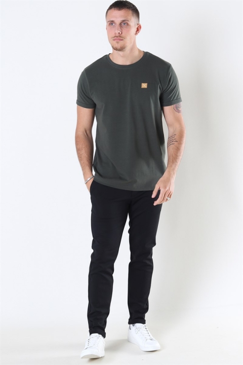 Clean Cut Copenhagen Basic Organic T-shirt Bottle Green