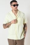 Solid Allan Cuba Linen Shirt Anise Flower