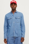 Jack & Jones Travis Shirt LS Light Blue Denim