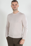 Selected Tray Merino Knit Crew Neck Oatmeal