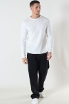 Jack & Jones Linen Knit Crew Neck Cloud Dancer