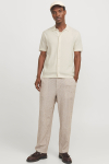 Jack & Jones Emil Knit Structure Shirt SS Cloud Dancer