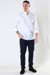 Jack & Jones Summer Band Shirt LS White