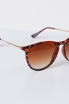 Fashion 1394 okulary słoneczne Brown Havana Gold Brown Gradient Lens