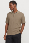 Jack & Jones Cooper Knit Polo Greige